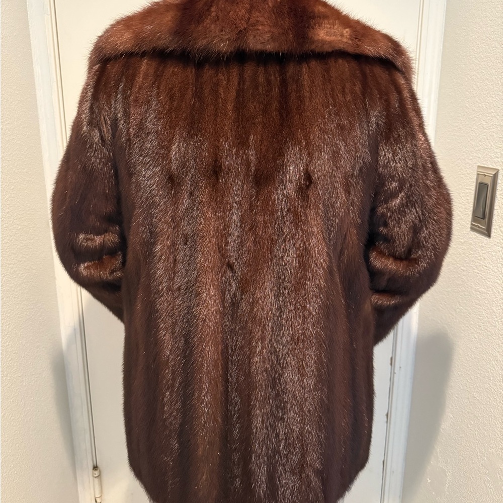 Neiman Marcus Rich Brown Fur Coat